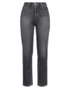 Paige Woman Jeans Grey Size 27 Cotton, Polyester, Elastane In Grey