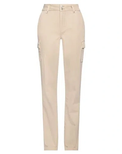 Paige Woman Jeans Sand Size 27 Cotton, Lyocell In Beige
