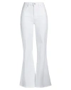 Paige Marlow High Waist Ankle Skimmer Flare Jeans In White