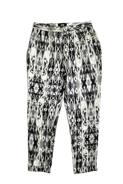 Paige Women's Abstract Print Dress Trousers In Multicolor