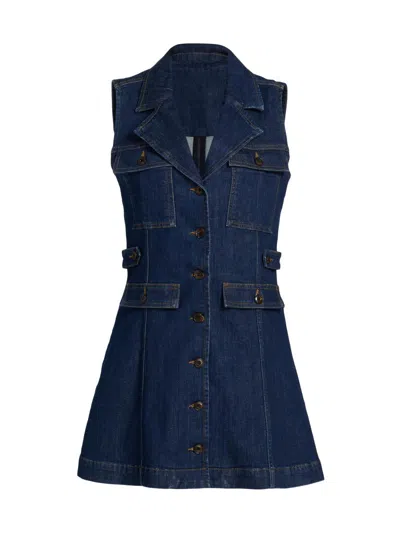 Paige Women's Andria Denim Button-front Minidress