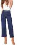 Paige Anessa Trouser Pockets Pintuck Jean In Arcelia In Blue