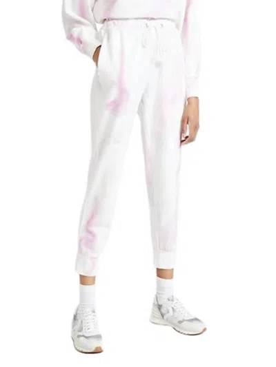 Paige Women's Annette Relaxed Jogger Pants In Fuschia Multi