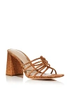 Paige Becca Block Heel Sandal In Natural