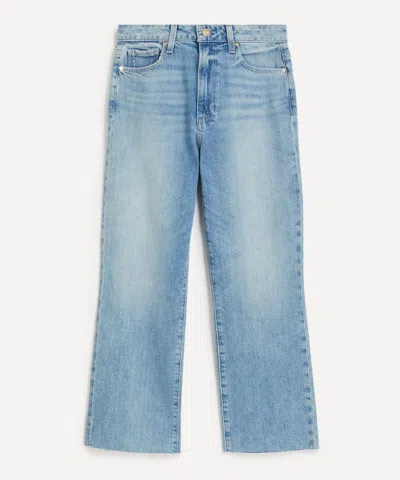 Paige Women's Courtney High-rise Straight-leg Raw Hem Jeans In Rambla