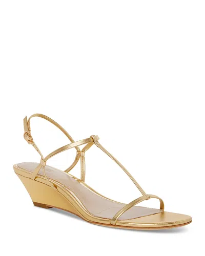 Paige Daryn Wedge Sandal In Gold