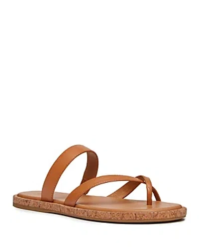 Paige Women's Dianne Strappy Slide Sandals In Cognac