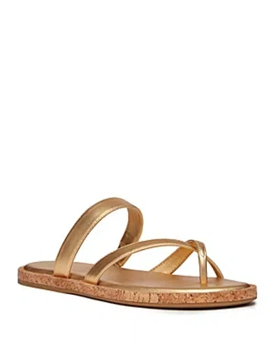 Paige Women's Dianne Strappy Slide Sandals In Gold