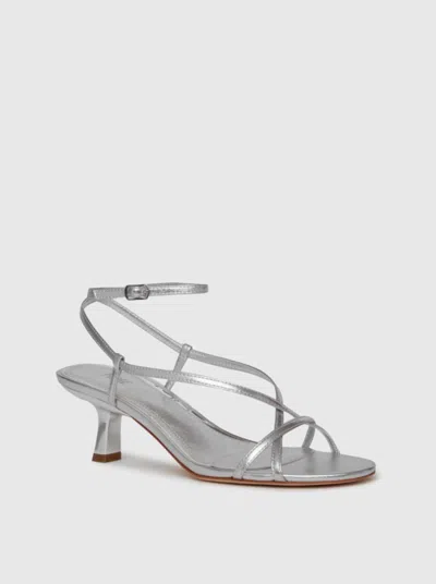 PAIGE WOMEN'S EMELINE HEEL SANDALS IN SILVER