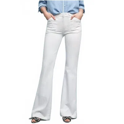 Paige Women's Genevieve Flare Jeans In Ultra White