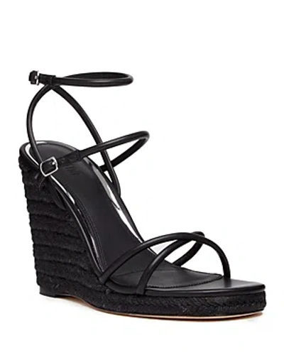 Paige Women's Kerri Strappy Espadrille Wedge Sandals In Black