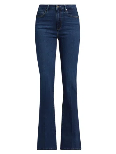 Paige Women's Laurel Canyon High-rise Flared Jeans In Blue
