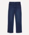 Paige Women's Le Sleek Straight Jeans In Trick In Blue