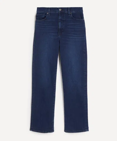 Paige Women's Le Sleek Straight Jeans In Trick In Blue