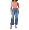 Paige Leenah Ankle Wide Leg Jean In Familia In Multi
