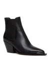 Paige Lyra Pointed Toe Chelsea Boot In Black