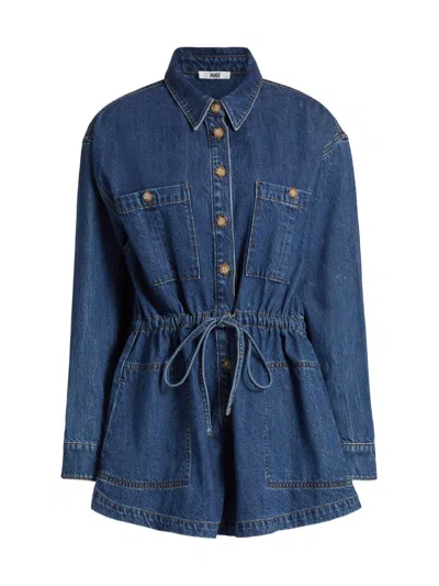 Paige Women's Madigan Denim Tie-waist Romper