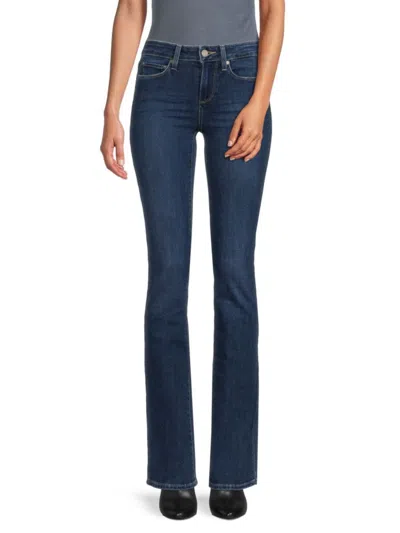 Paige Women's Manhattan Mid Rise Bootcut Jeans In Marlee