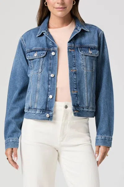 Paige Women's Mari Jacket In Catamaran In Blue