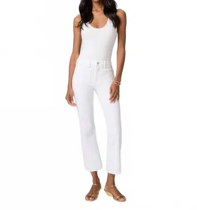 Paige Women's Mason Crop Bootcut Jeans In White