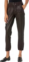 Paige Women's Mayslie Joggers In Chicory Coffee Luxe Coating In Brown