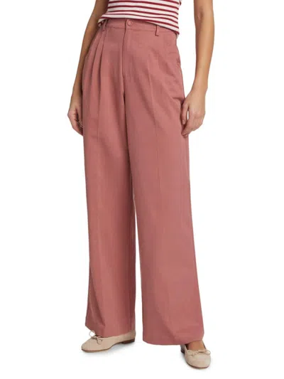 Paige Women's Merano High-rise Wide-leg Pants In Desert Dusk