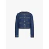 Paige Kiya Tailored Denim Jacket In Michiru