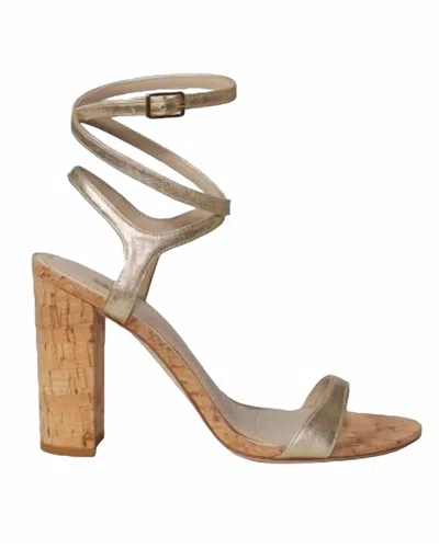 Paige Women's Niko Heeled Sandal In Light Gold