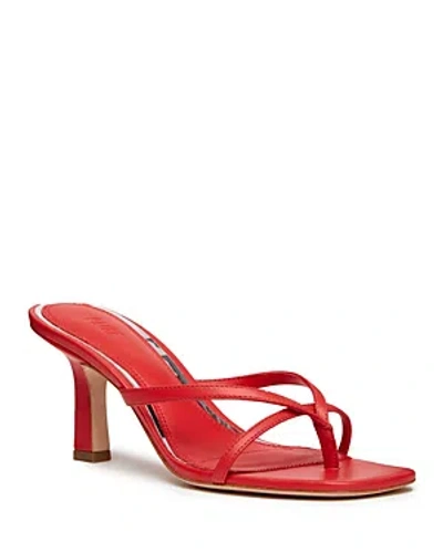 Paige Women's Noah Strappy High Heel Sandals In Candy Red