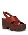 Paige Reid Slingback Platform Sandal In Whisky