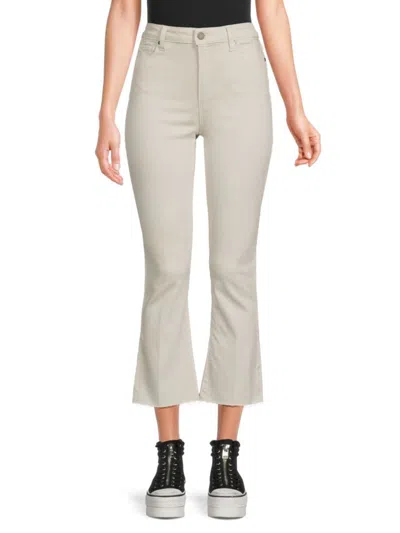 Paige Babies' Women's Rory High Rise Cropped Flare Jeans In Neutral