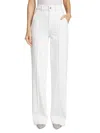 Paige Sasha High Waist Wide Leg Trouser Jeans In Crisp White