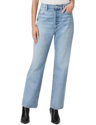 Paige Women's Sawyer Straight Jeans In Britain Distressed In Multi