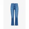 Paige Laurel Canyon High Waist Flare Jeans In Stardom W/ Famous Hem