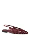 Paige Tera Pointed Toe Slingback Flat In Brown