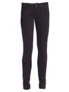 Paige Women's Transcend Leggy Extra-long Ultra-skinny Jeans In Black Shadow