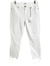 Paige Women's Verdugo Crop Skinny Stretch Jeans In White In White