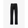 Paige Womens Black Fog Luxe Coating Cindy Skinny-leg Woven Jeans In Black
