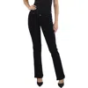 Paige Womens Boot Cut Low Rise Bootcut Jeans In Black