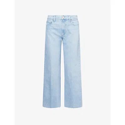 Paige Womens Leenah Crop-leg Stretch-denim Jeans Brightside
