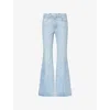 Paige Womens Brightside Marlow Flared Stretch-denim Jeans