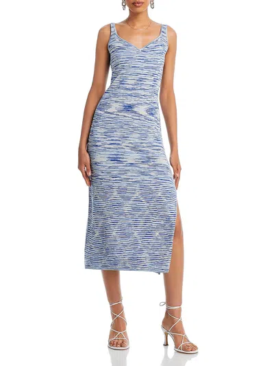 Paige Womens Casual Midi Sundress In Blue