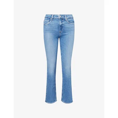 Paige Womens Buckingham Cindy Straight-leg Stretch-denim Jeans