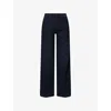 Paige Womens Duchess Sasha Wide-leg Denim Jeans In Blue
