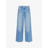 Paige Womens Anessa Wide-leg Stretch-denim Jeans Ferrera