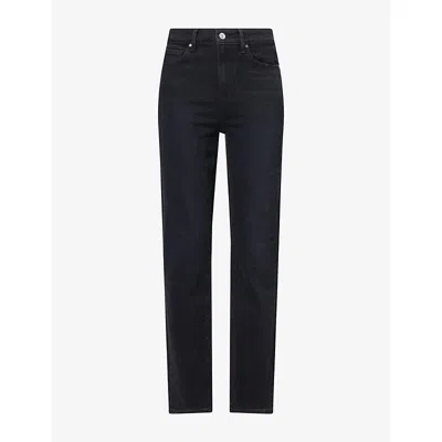 Paige Womens Gemma Cigarette-leg Stretch-denim Jeans Yacht Club In Blue