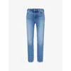 Paige Womens Showtime Gemma High-rise Stretch-denim Blend Jeans In Blue
