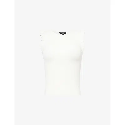 Paige Womens Ivory Crimini Knitted Tank Top