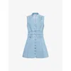 Paige Vida Denim Mini Dress In Jocelyn