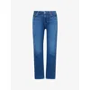 Paige Womens Cindy Cropped Denim Jeans Kindred In Kindred